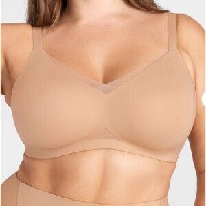 Honey Love Lift Wear Crossover Bra Color Sand Size 3X- New With Tag